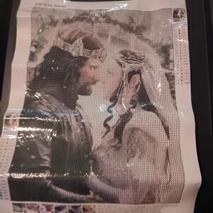 Lord Of The Ring Wedding Couple - Aragorn And Arwen Diamond Painting Kit 30x40